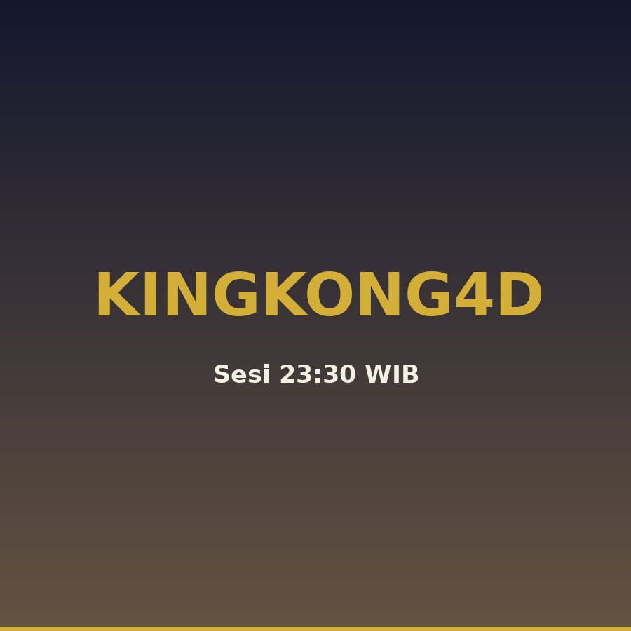 Kingkong4d Angka Main 23 Hari Ini 6 Oktober 2026, Paito (78913)